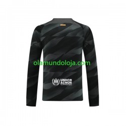 Camisola FC Barcelona Guarda-redes Homem Equipamento Segundo 2023-2024 Manga Comprida
